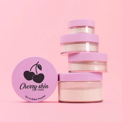 CHERRY SKIN SET & BAKE POWDER